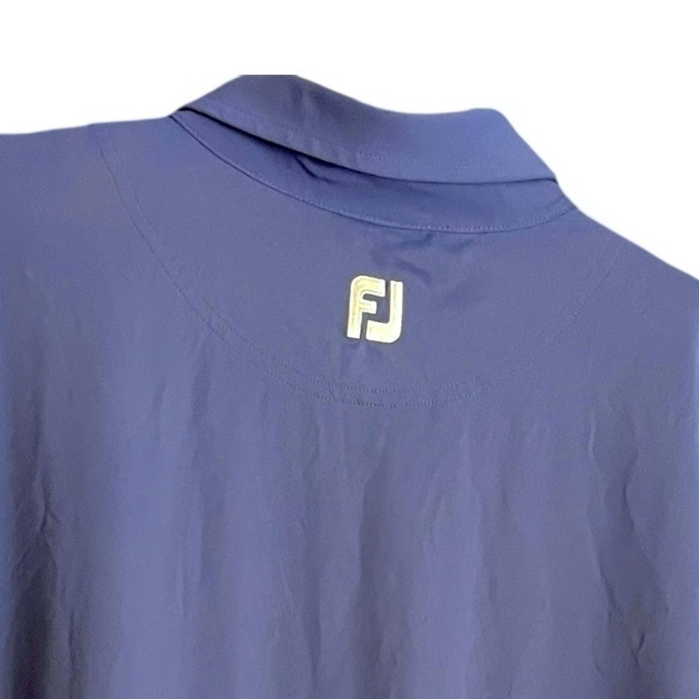 FootJoy FJ Greenville Country Club GCC Short Sleeve Golf Polo Shirt XL Mens Blue - Picture 5 of 8